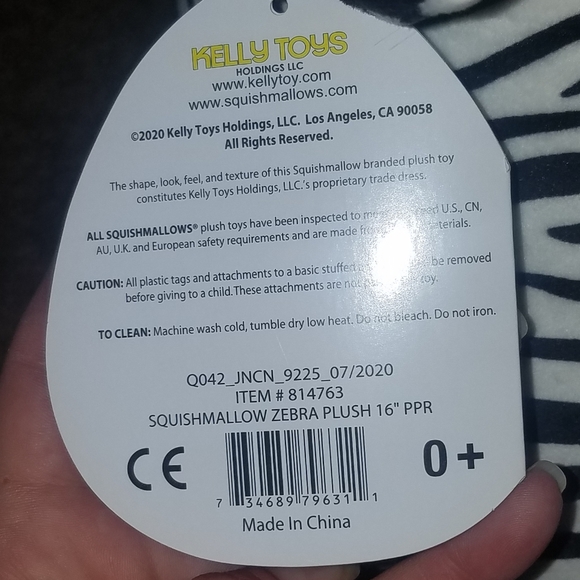 LAST ONE 🌟16 INCH LARGE🌟 Tony Zebra Squishmallow - Picture 6 of 7